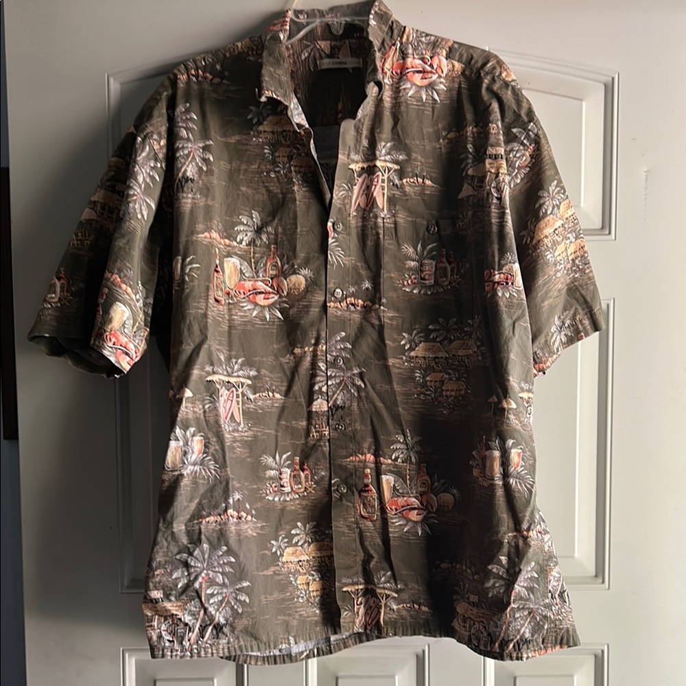 CAMPIA MODA VINTAGE Hawaiian Shirt Tiki Beer Surf Lobster - Size XXL